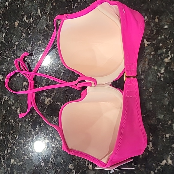 Smart & Sexy Adjustable Halter Bikini Top - 34DD - Picture 3 of 6